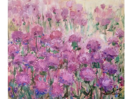 Bodláková louka 60x70 orez