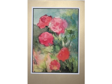 Červené růže II.  21x29