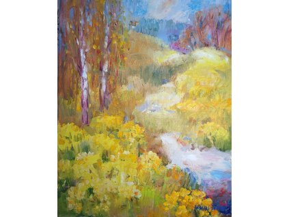 Žlutá krajina  40x50