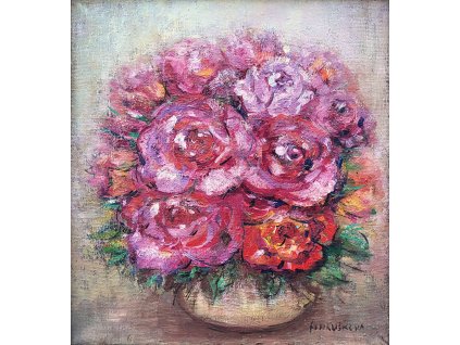 kytice ruzi 30x40