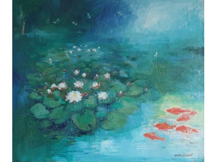 Zlaté rybičky 100x85 32.000, Kč