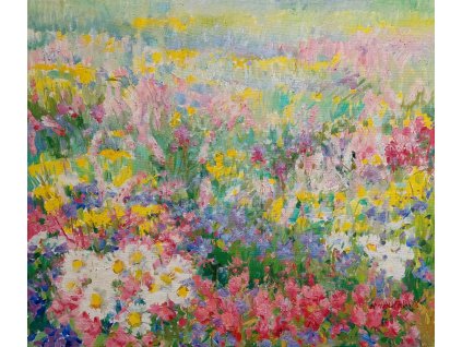 Něžná kvítka 100x85cm 32.000, Kč