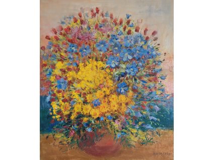 Kytice s kakostem 60x70cm 10.000, Kč