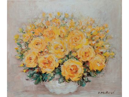 Kytice voňavých růží 70x80cm 14