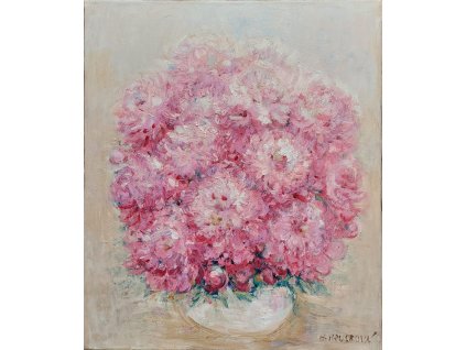 Pivoňky 60x70cm 10t orez