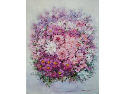 fialova kytice 65x50