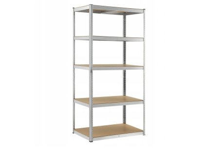 Regal 1800x1200x400 mm metalni pocinčani 5-polica, nosivost 875 kg 1