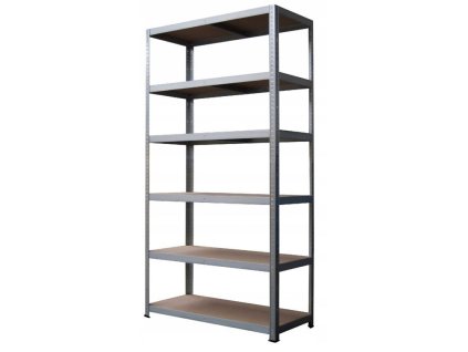 Regal 2400x1200x500 mm metalni pocinčani 6-polica, nosivost 1050 kg 1
