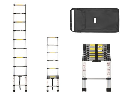 PROFI teleskopske ljestve 1x10, visina 2,9 m 1