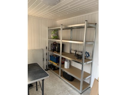 Regal 2000x900x600 mm metalni pocinčani 5-polica, nosivost 875 kg 1
