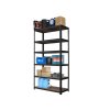 Regal 2400x900x500 mm lakirani 6-polni, nosivost 1050 kg - CRNI 1