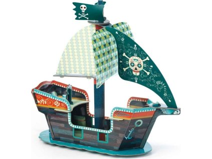 DJECO 3D Pirátská loď 3