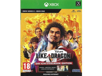 YAKUZA LIKE A DRAGON DAY ICHI STEELBOOK EDITION (XBOX ONE nová)