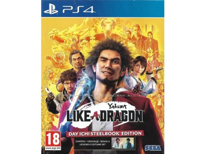 YAKUZA LIKE A DRAGON DAY ICHI STEELBOOK EDITION (PS4 nová)