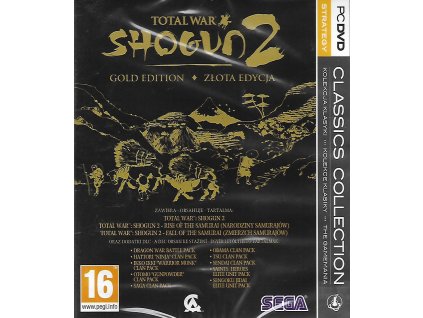 TOTAL WAR SHOGUN 2 GOLD EDITION (PC nová)