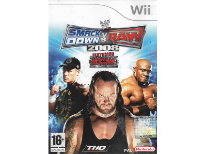WWE SMACKDOWN VS RAW 2008 (WII BAZAR)
