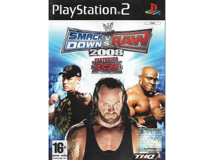 WWE SMACKDOWN VS RAW 2008 (PS2 BAZAR)