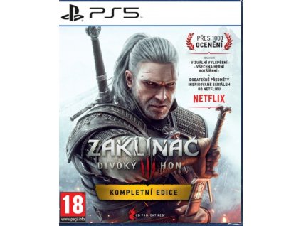 ZAKLÍNAČ 3 DIVOKÝ HON KOMPLETNÍ EDICE (PS5 NOVÁ)