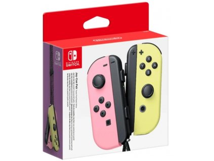 JOY CON PAIR PASTEL PINK PASTEL YELLOW (SWITCH NOVÁ)
