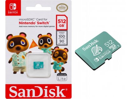 SANDISK MICRO SDXC 512GB (SWITCH NOVÁ)