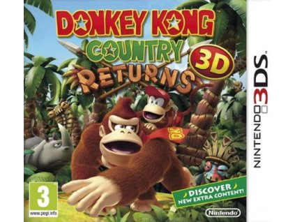 DONKEY KONG COUNTRY RETURNS 3D !pouze hra bez krabičky! (3DS BAZAR)