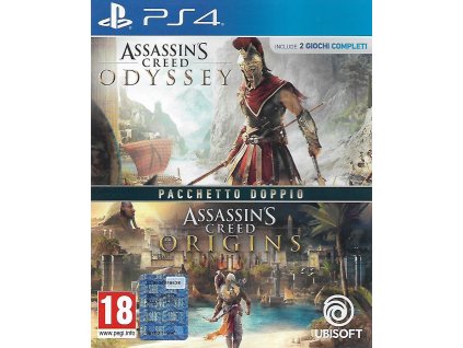 ASSASSIN'S CREED ODYSSE + ORIGINS (PS4 BAZAR)