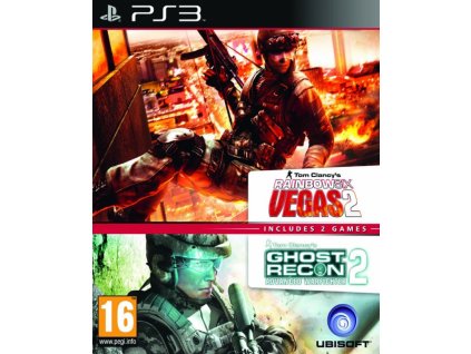 TOM CLANCY'S RAINBOW SIX VEGAS 2 + GHOST RECON ADVANCED WARFIGHTER 2 (PS3 BAZAR)