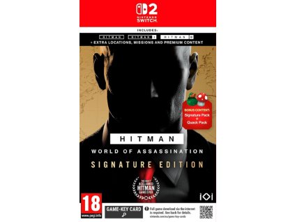 HITMAN WORLD OF ASSASSINATION SIGNATURE EDITION (SWITCH 2 NOVÁ)