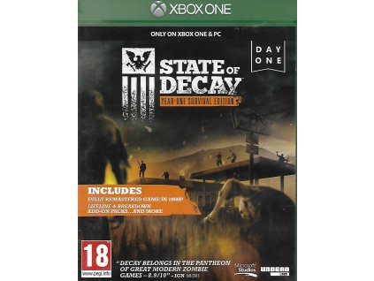 STATE OF DECAY YEAR ONE SURVIVAL EDITION