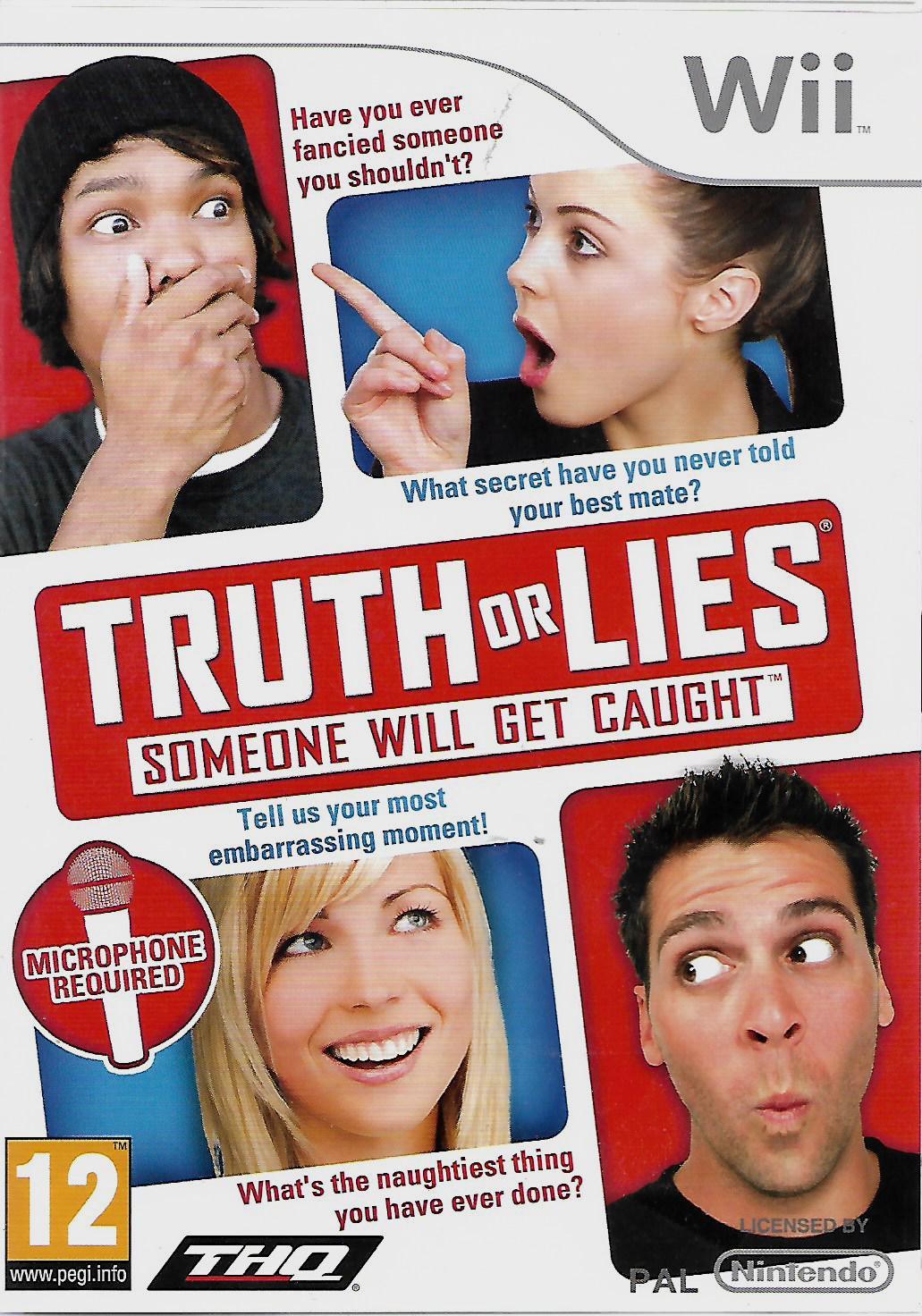 TRUTH OR LIES - SOMEONE WILL GET CAUGHT (WII - bazar)