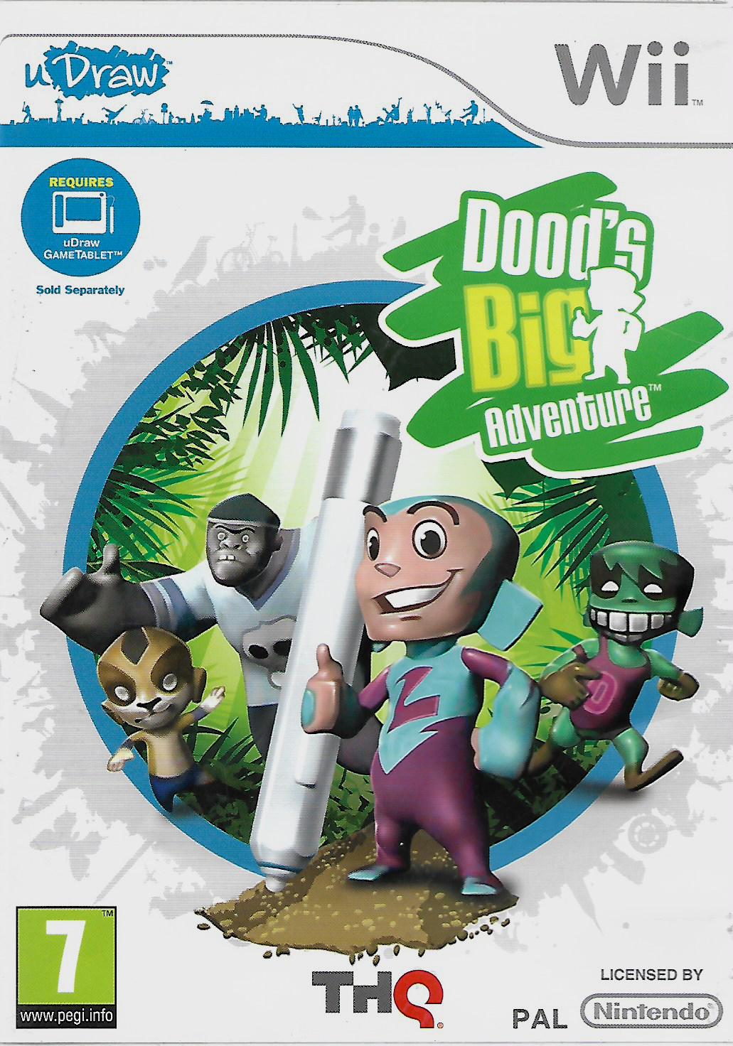 UDRAW - DOO'DS BIG ADVENTURE (WII - bazar)