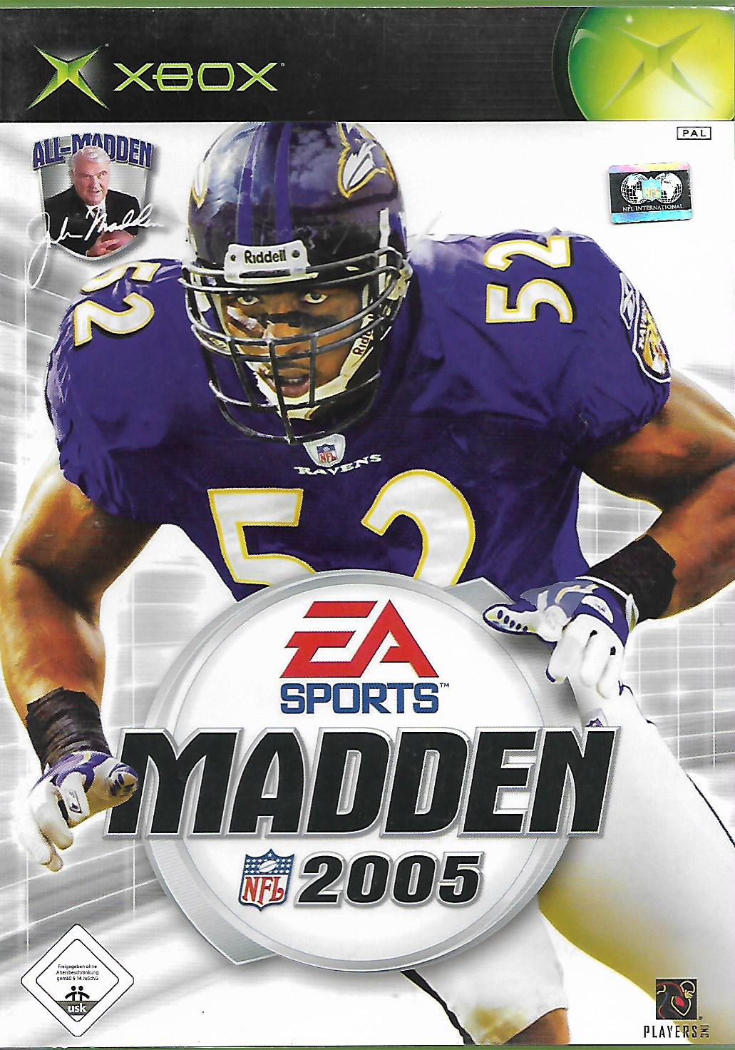 MADDEN NFL 2005 (XBOX - bazar)