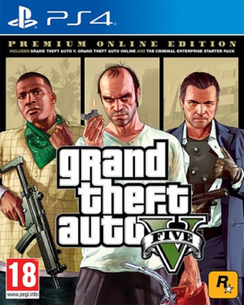 GTA 5 / GRAND THEFT AUTO V - PREMIUM EDITION (PS4 - nová)