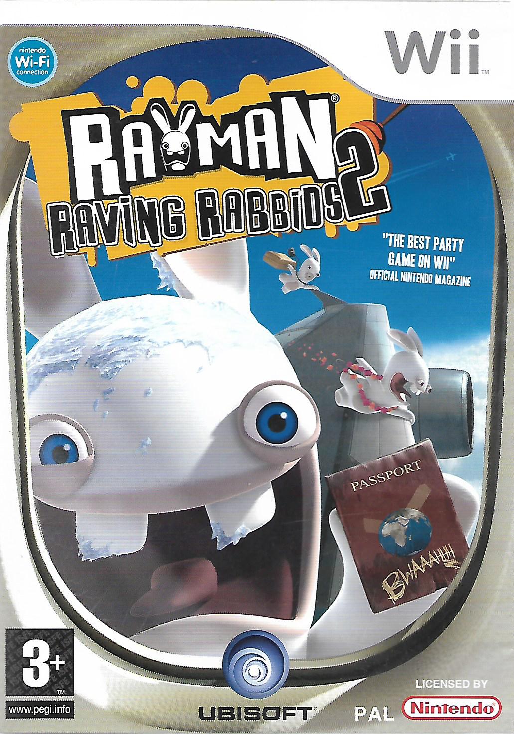 RAYMAN RAVING RABBIDS 2 (WII - bazar)