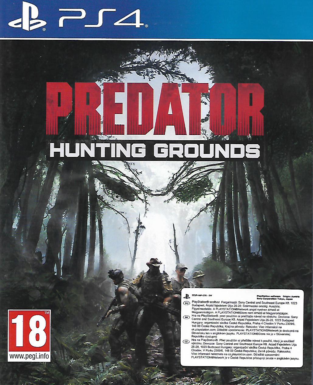 PREDATOR - HUNTING GROUNDS (PS4 - bazar)