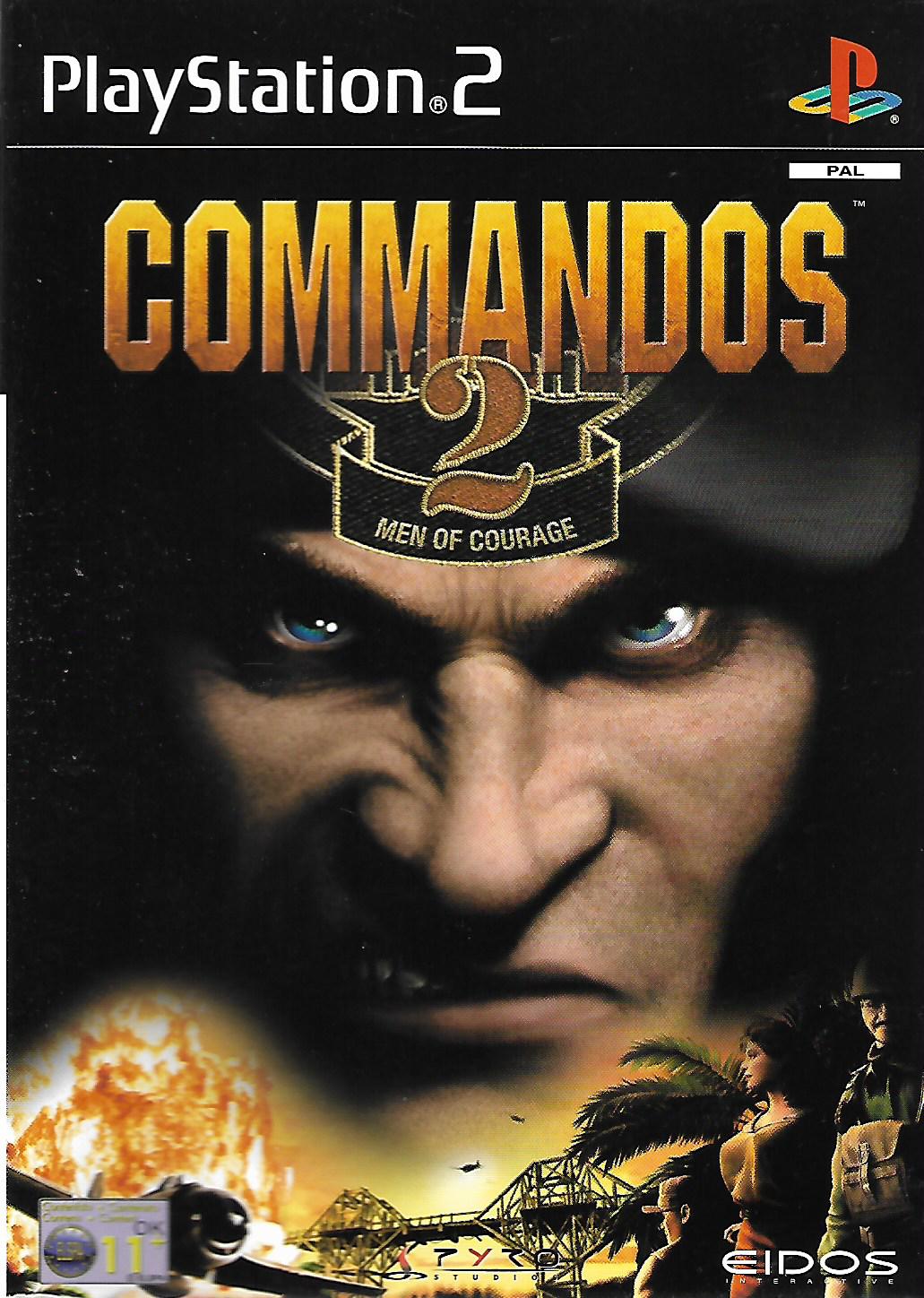 COMMANDOS 2 - MEN OF COURAGE (PS2 - bazar)