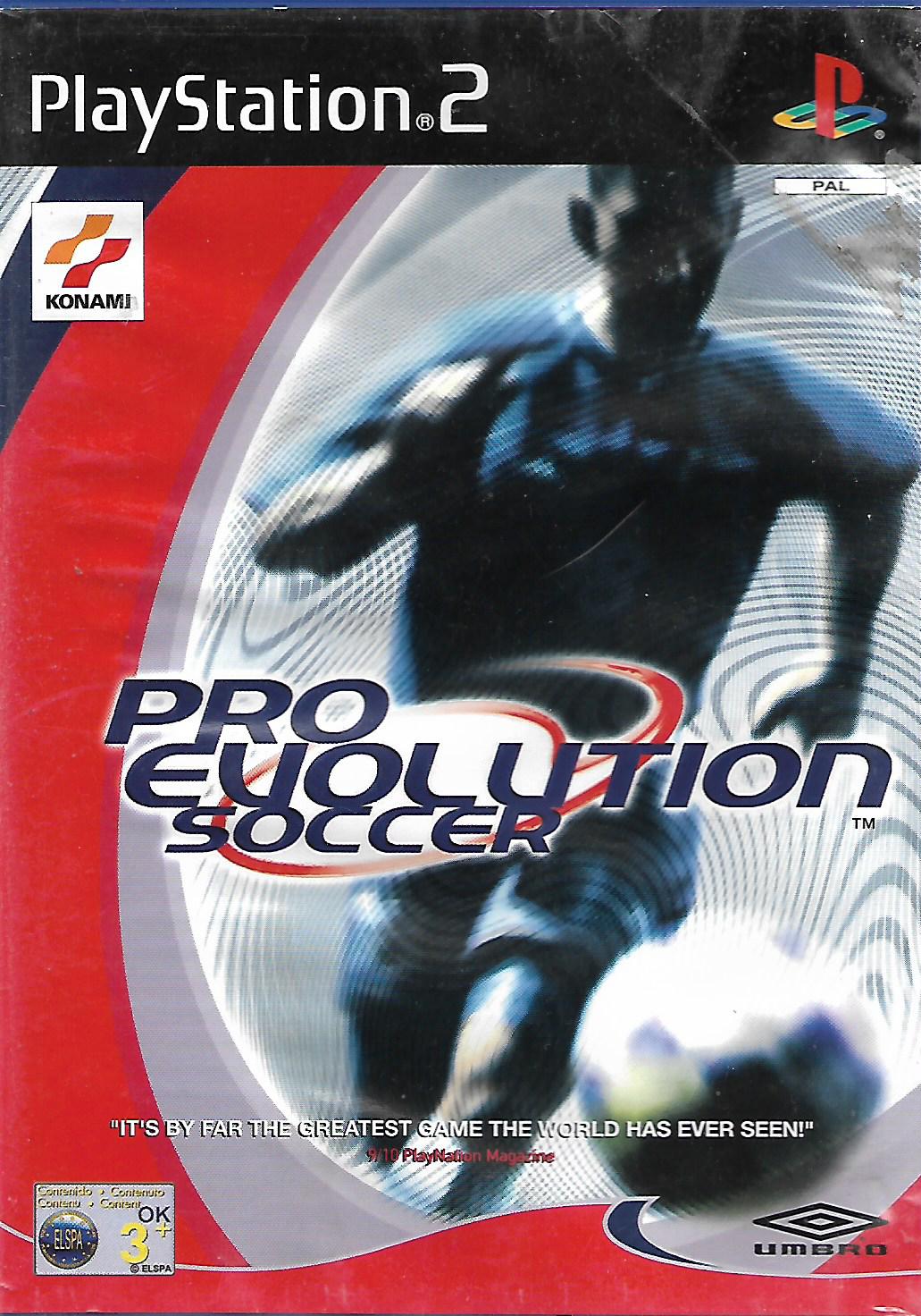 PES 2001 - PRO EVOLUTION SOCCER (PS2 - bazar)