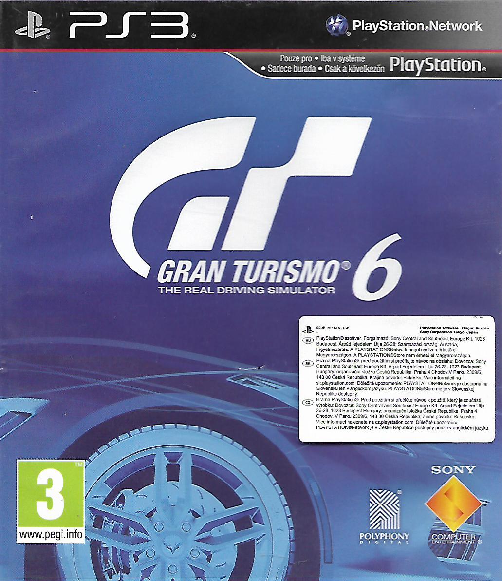 GRAN TURISMO 6 (PS3 - bazar)