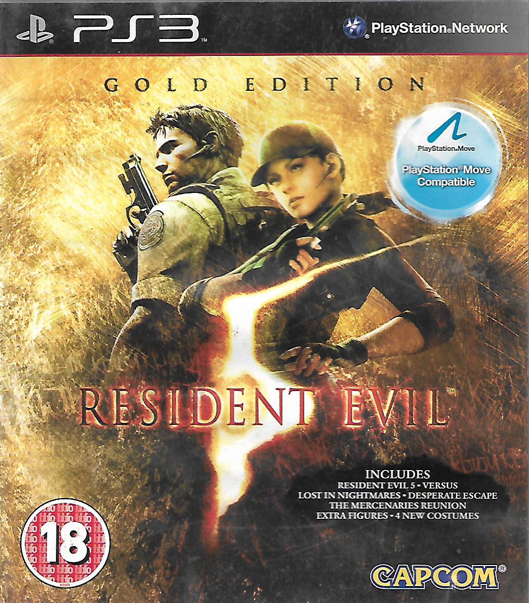 RESIDENT EVIL 5 - GOLD EDITION (PS3 - bazar)