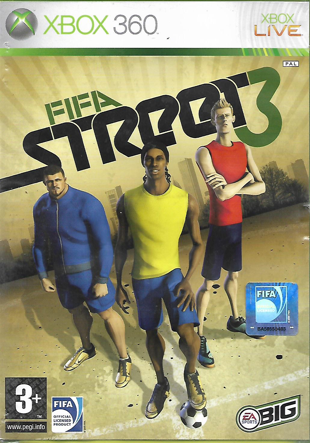 FIFA STREET 3 (XBOX 360 - bazar)