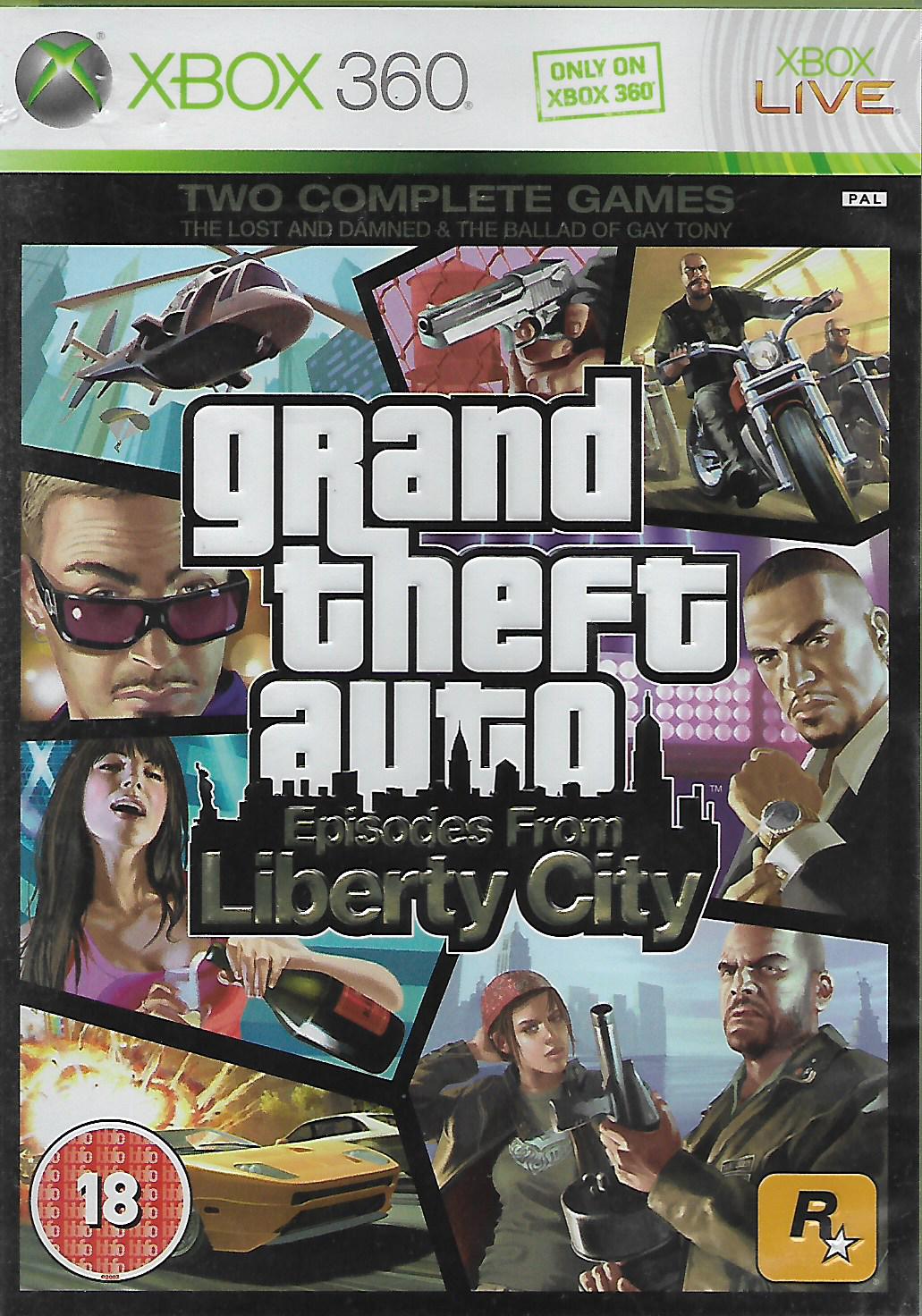 GTA 4 / GRAND THEFT AUTO - EPISODES FROM LIBERTY CITY (XBOX 360 - bazar)