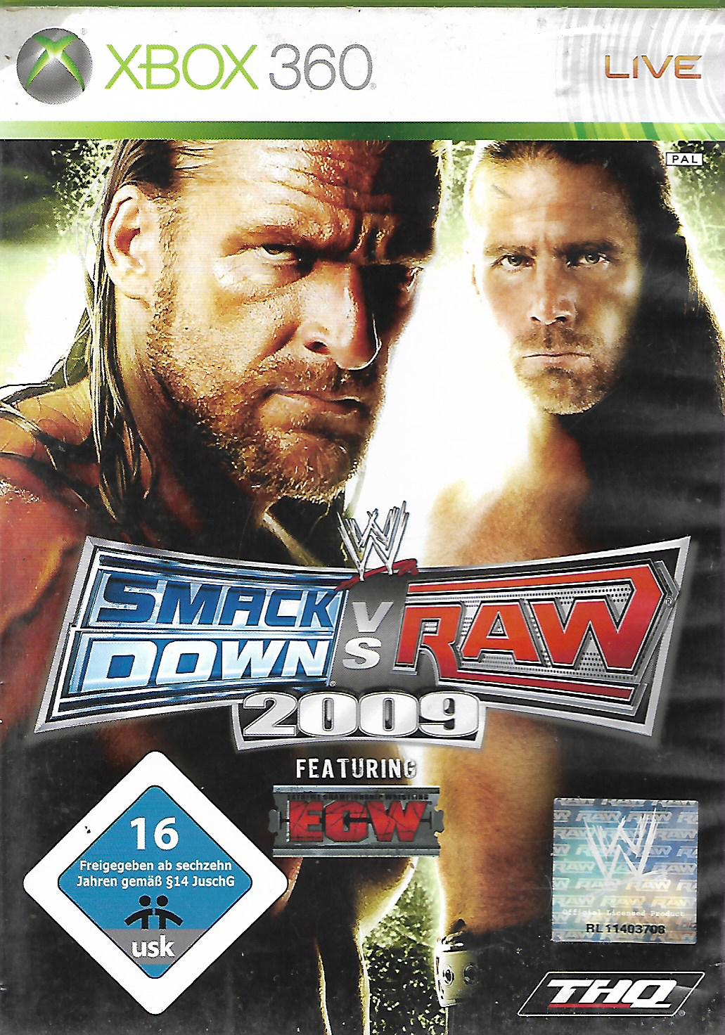 WWE SMACKDOWN VS RAW 2009 (XBOX 360 - bazar)