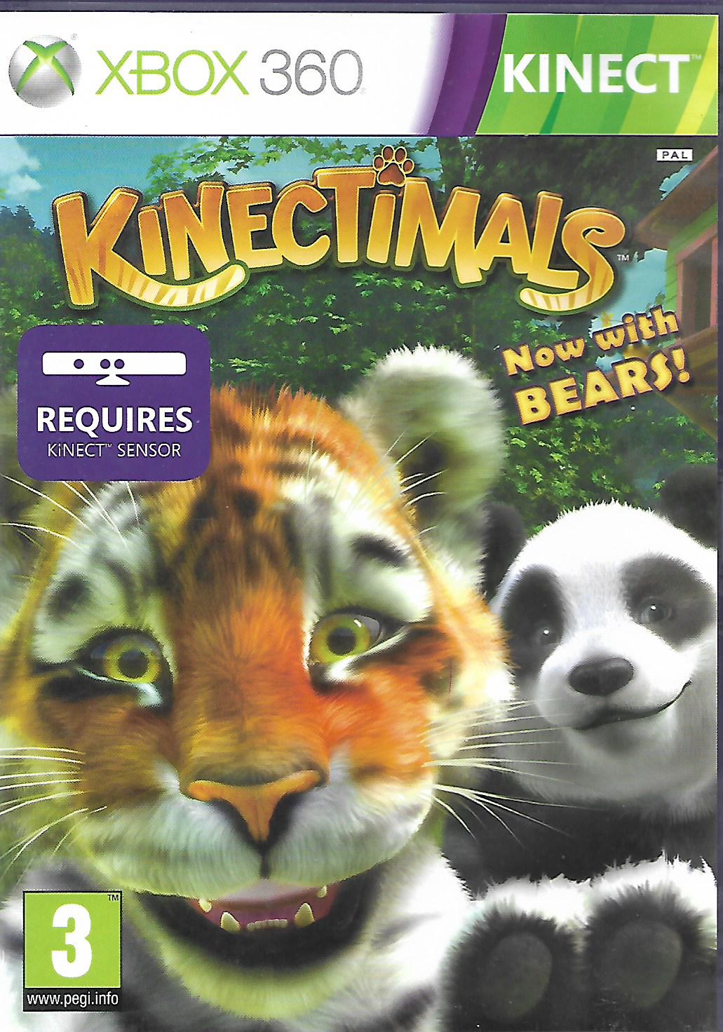 KINECT - KINECTIMALS NOW WITH BEARS! (XBOX 360 - bazar)
