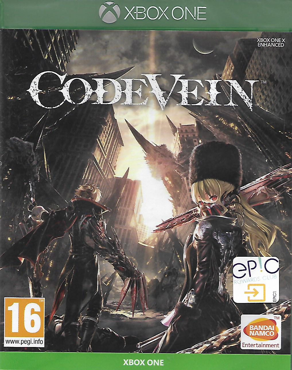 CODE VEIN (XBOX ONE - nová)