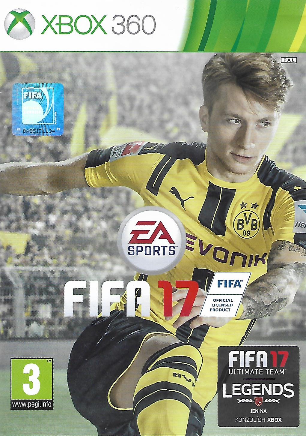 FIFA 17 (XBOX 360 - bazar)