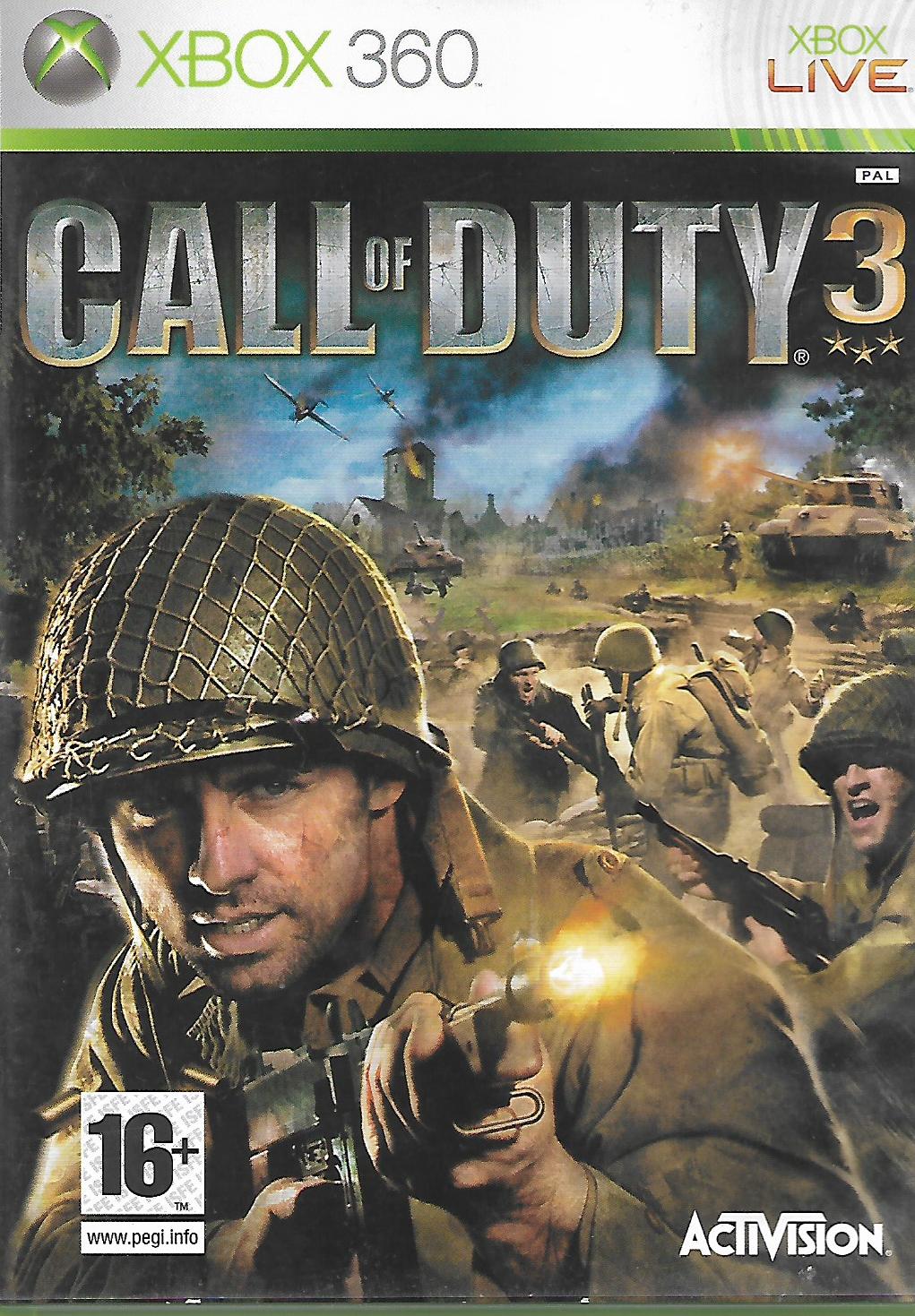 CALL OF DUTY 3 (XBOX 360 - bazar)