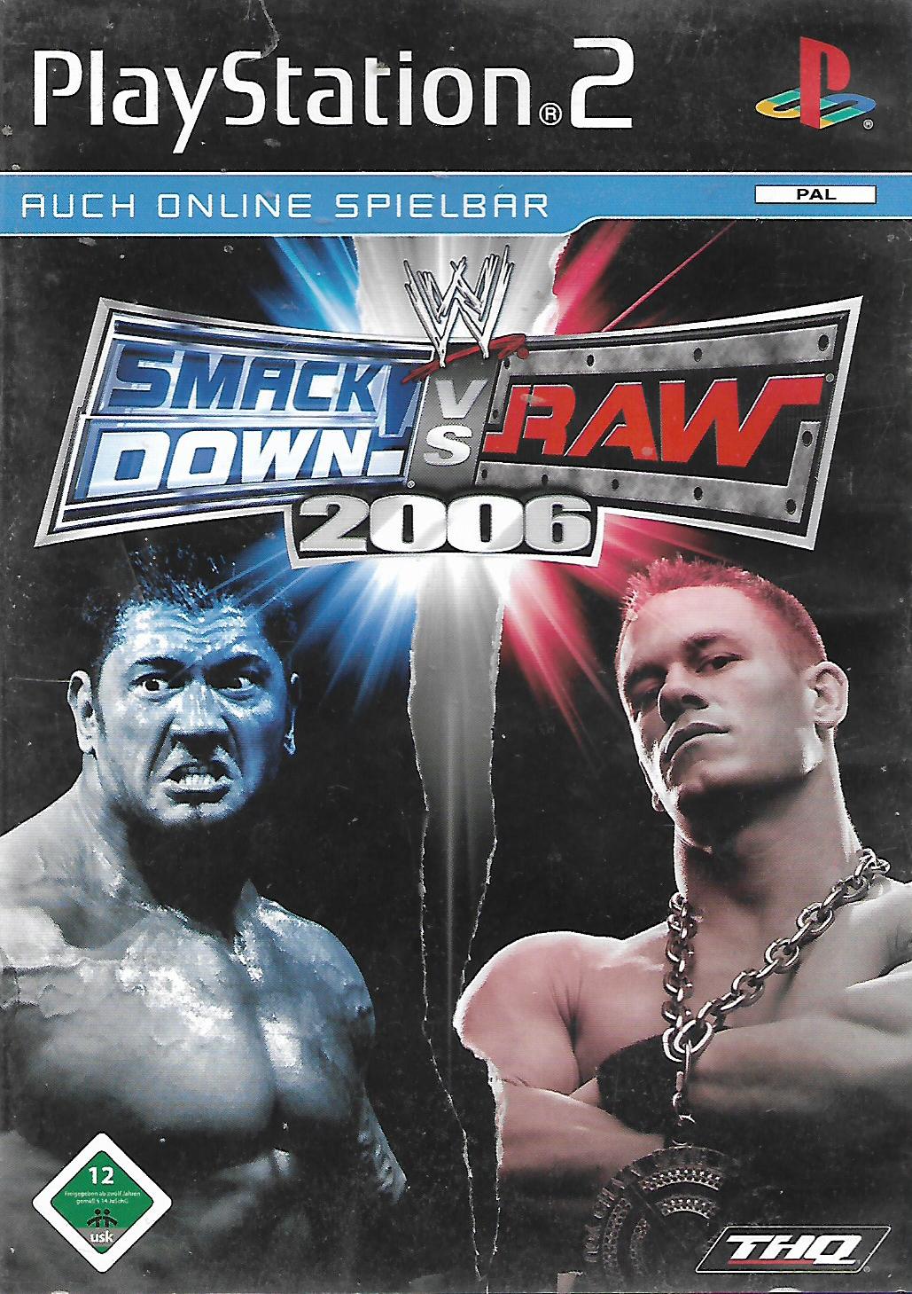 WWE - SMACKDOWN VS RAW 2006 (PS2 - bazar)