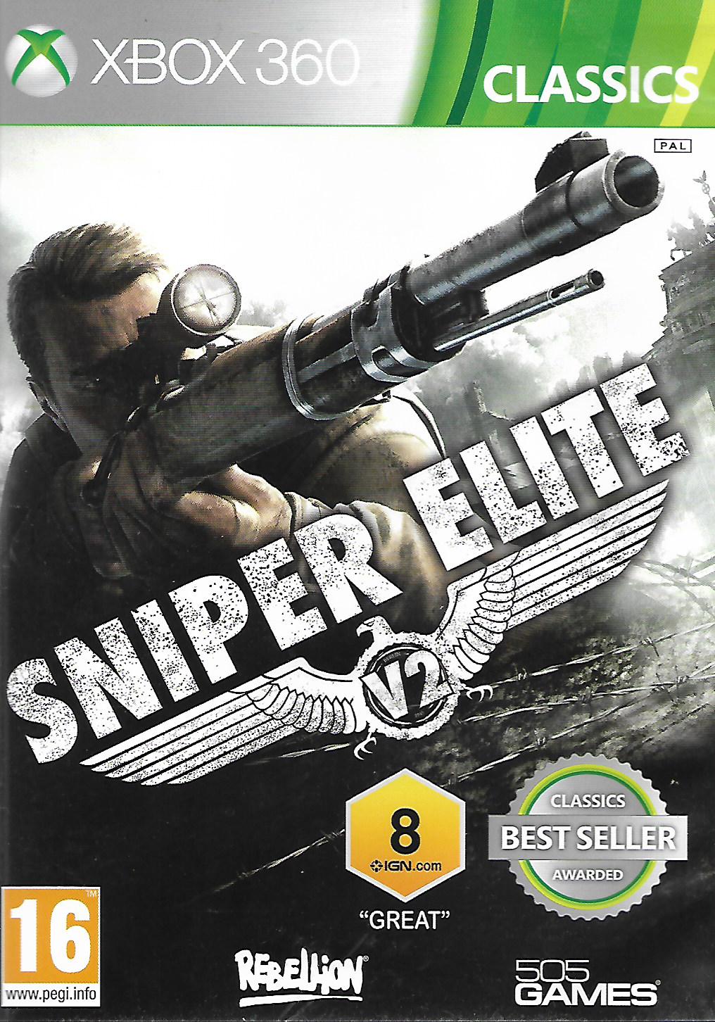 SNIPER ELITE V2 (XBOX 360 - bazar)