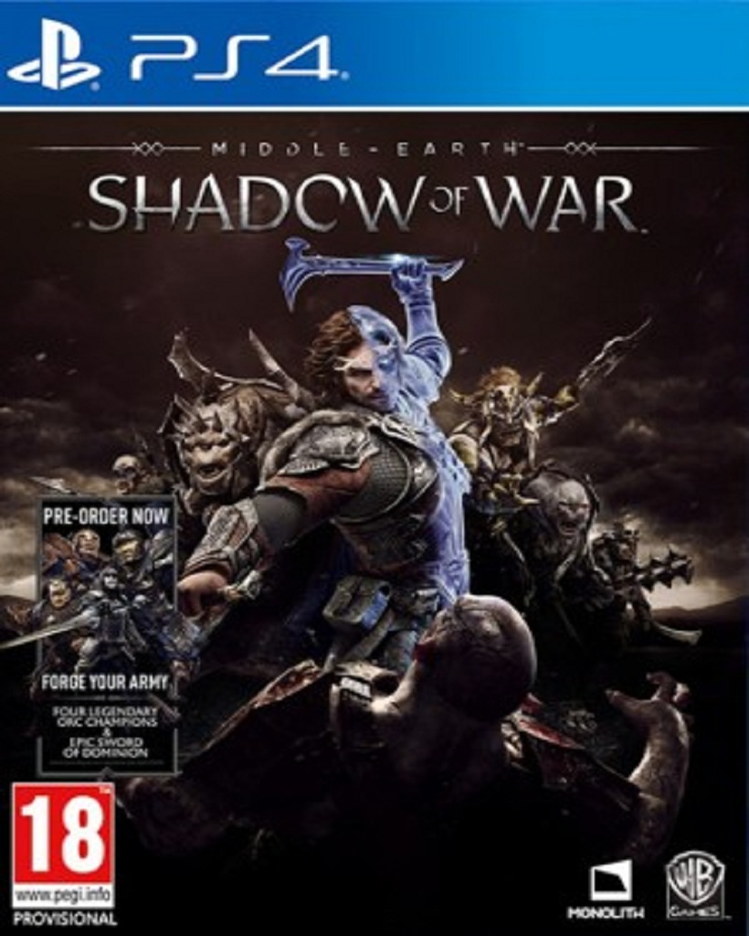 MIDDLE EARTH - SHADOW OF WAR (PS4 - bazar)