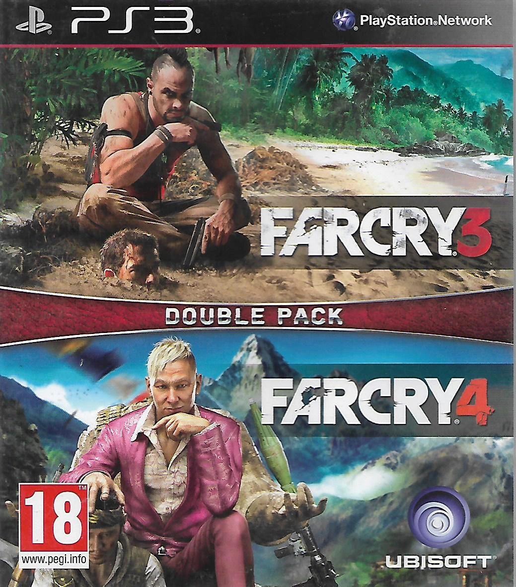 FAR CRY 3 + FAR CRY 4 (PS3 - BAZAR)